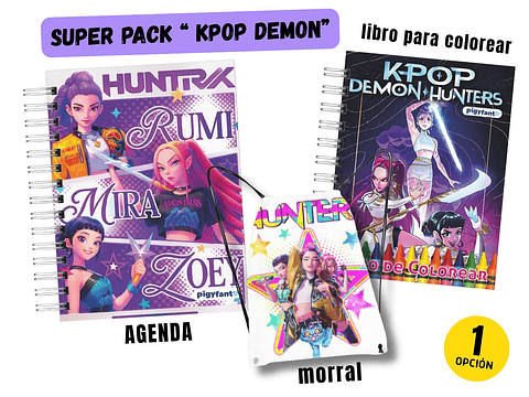 🎉 ¡SÚPER PACK OFICIAL KPOP DEMON HUNTERS 🎉