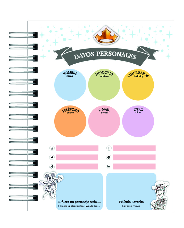 Agenda 100 años Disney 2026 Diaria 3