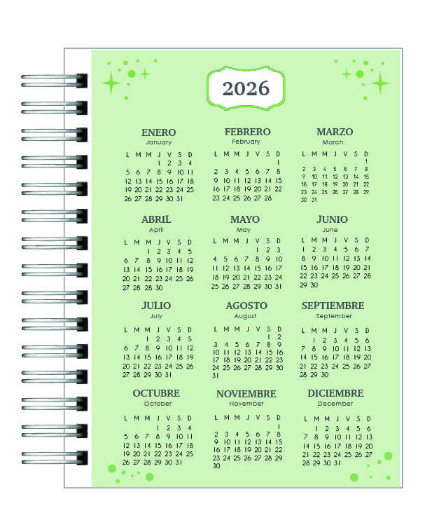 Agenda 100 años Disney 2026 Diaria 5