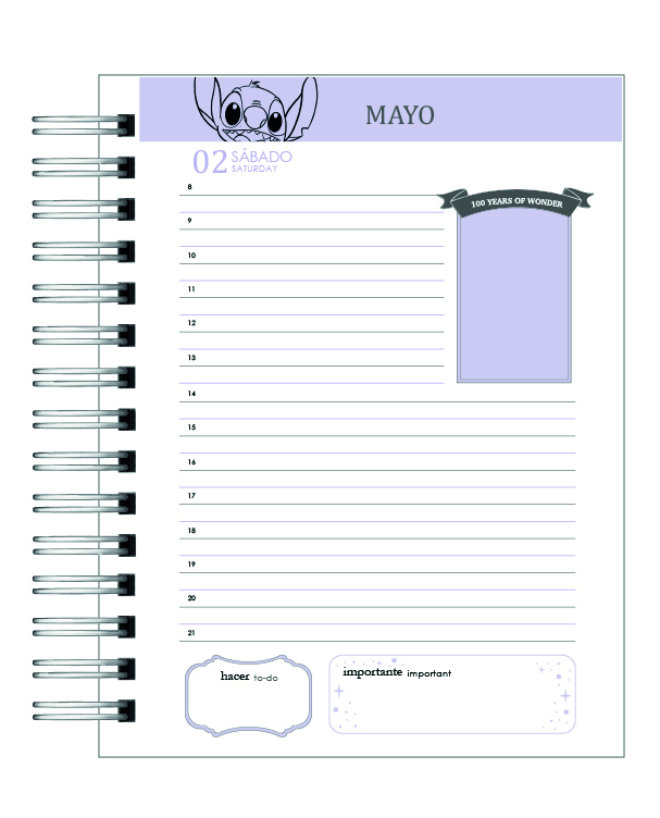 Agenda 100 años Disney 2026 Diaria 12