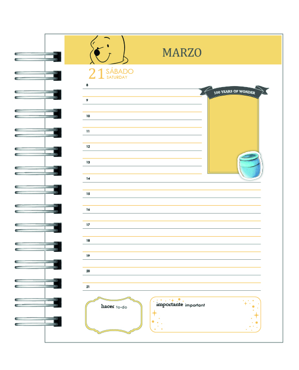 Agenda 100 años Disney 2026 Diaria 13