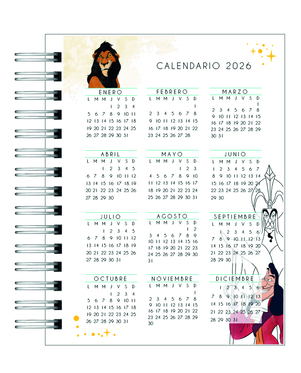 Agenda Disney Villanas 2026 3