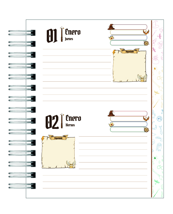 Agenda Harry Potter 2026 5