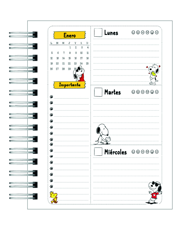 Agenda Snoopy 2026 8
