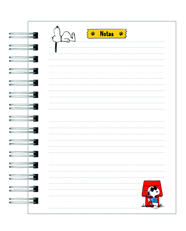 Agenda Snoopy 2026 10