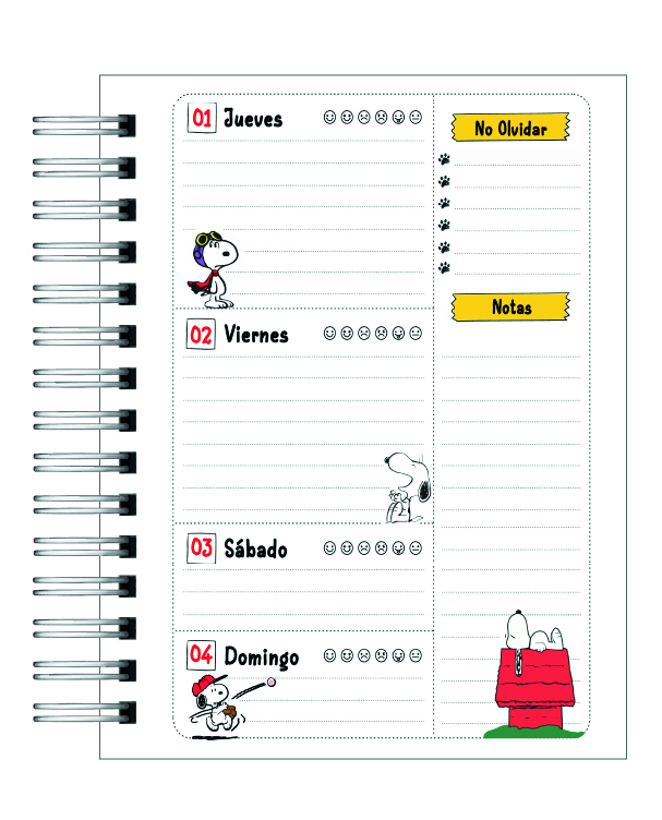 Agenda Snoopy 2026 9