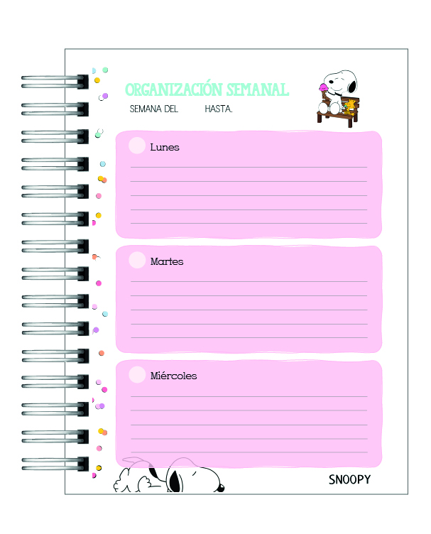 Agenda Snoopy 2026 12