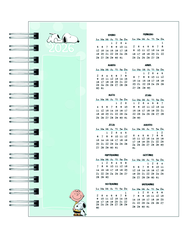 Agenda Snoopy 2026 3