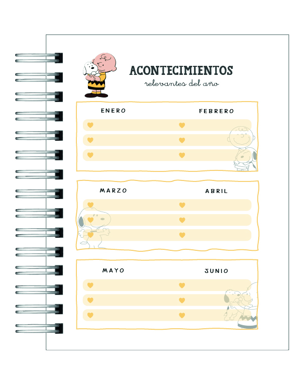 Agenda Snoopy 2026 4