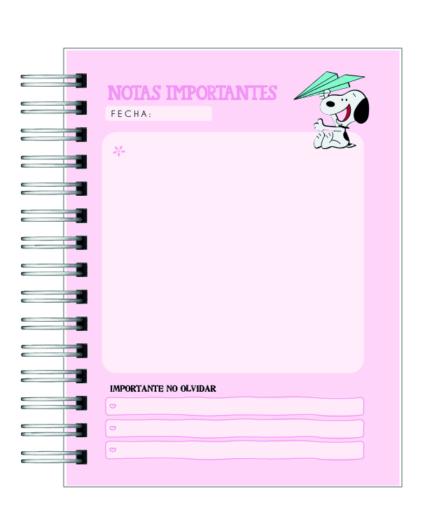 Agenda Snoopy 2026 14