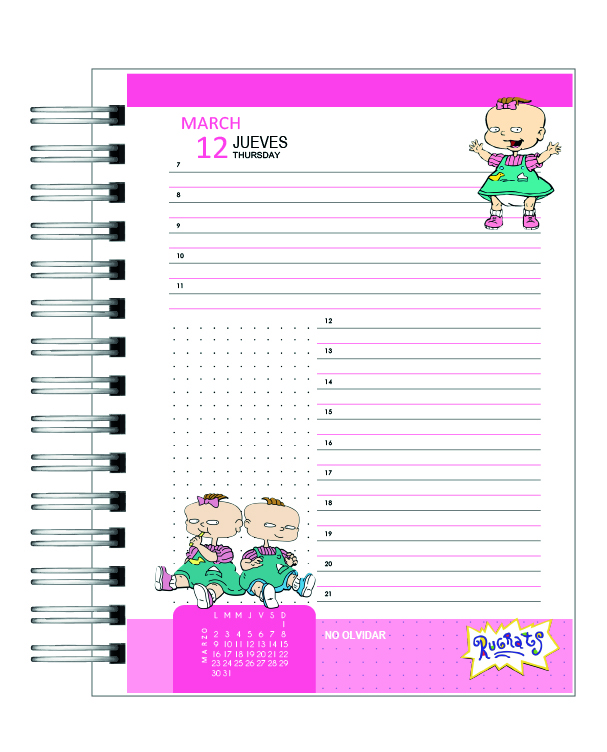 Agenda Rugrats 2026 12
