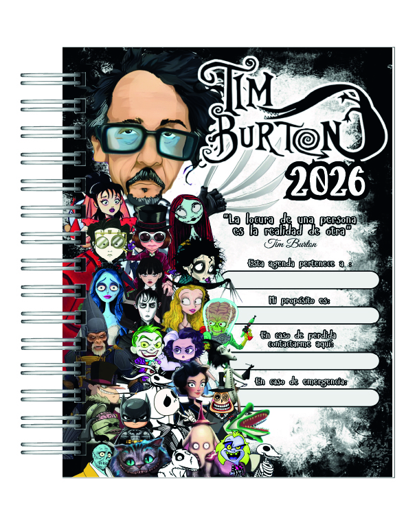 Agenda Tim Burton 2026 2