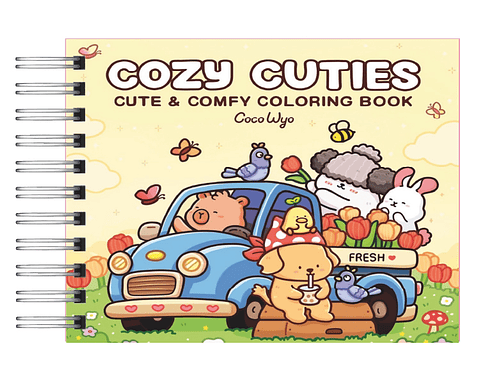 Libro para colorear Cozie Cuties