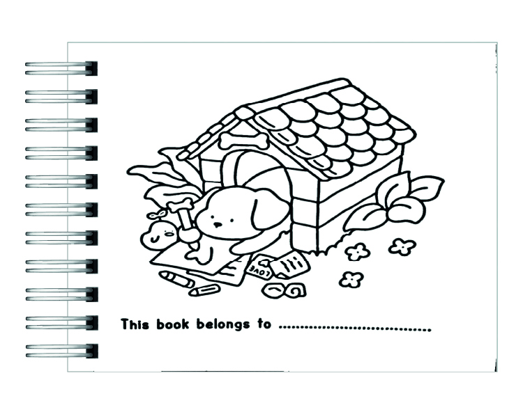 Libro para colorear Cozie Cuties 2