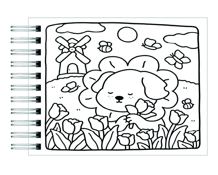 Libro para colorear Cozie Cuties 5