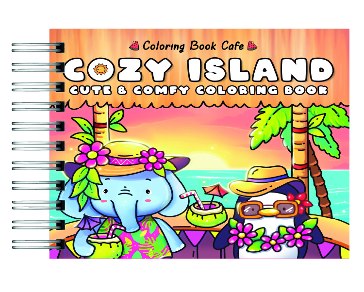 Libro para colorear Cozie Island 1