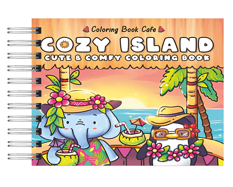 Libro para colorear Cozie Island