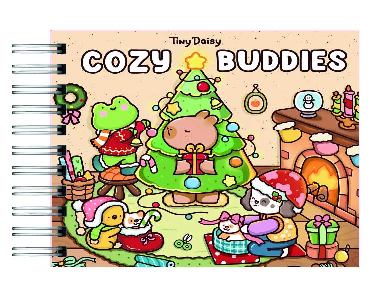 Libro para colorear Cozy Buddies  1