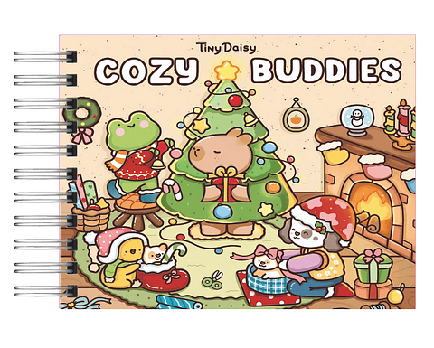 Libro para colorear Cozy Buddies 