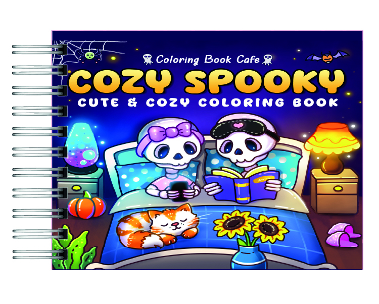 Libro para colorear Cozie Spooky 1