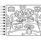 Libro para colorear Cozie Spooky - Miniatura 2