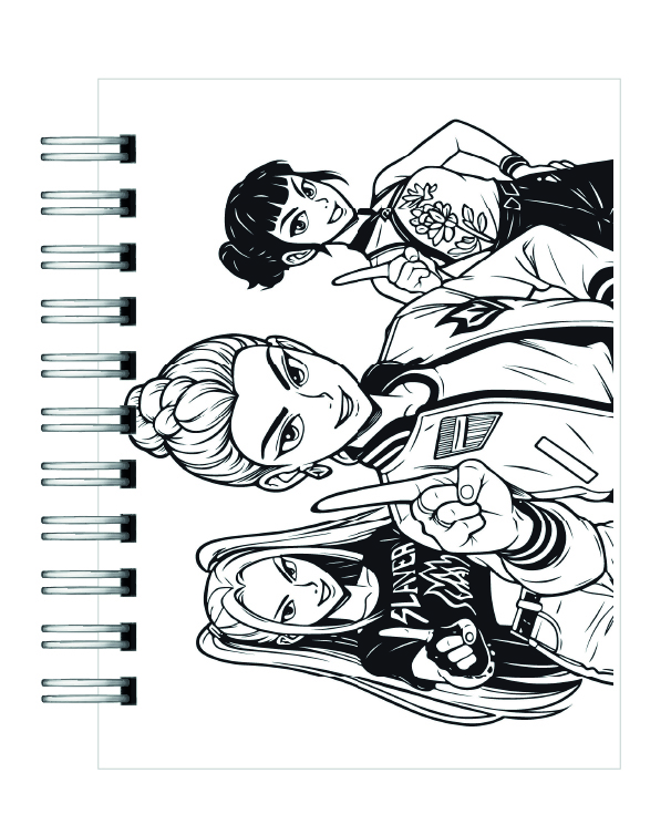 Libro para Colorear KPOP Demon Hunter 2