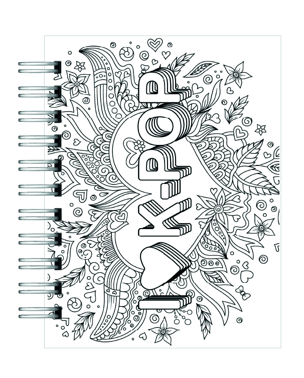 Libro para Colorear KPOP Demon Hunter 3