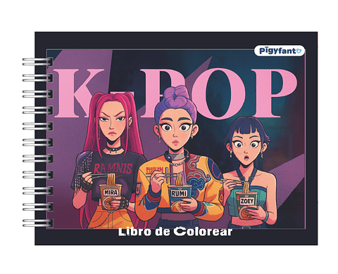 Libro para Colorear KPOP Demon Hunter