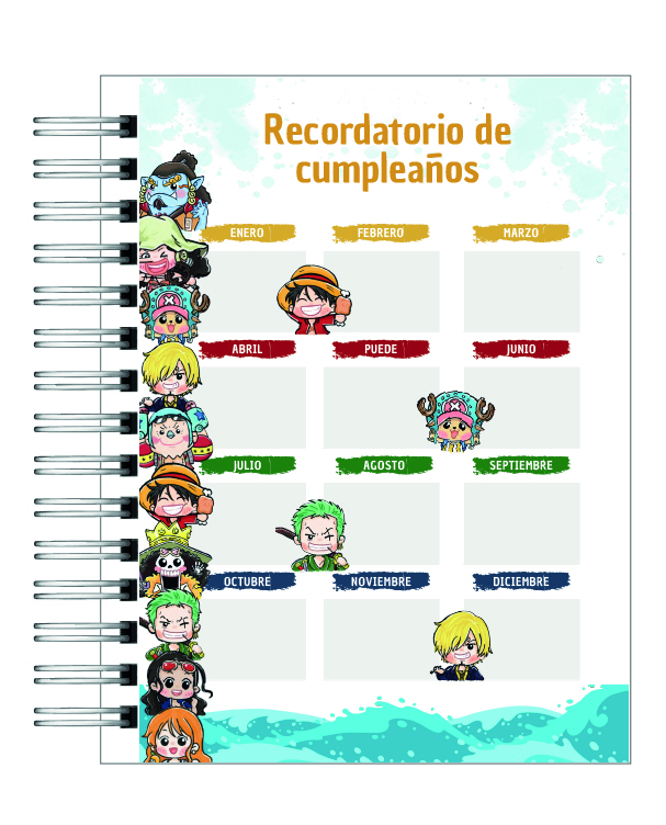Agenda One Piece 4