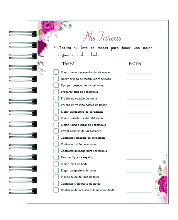 Planificador de Mi Boda 6