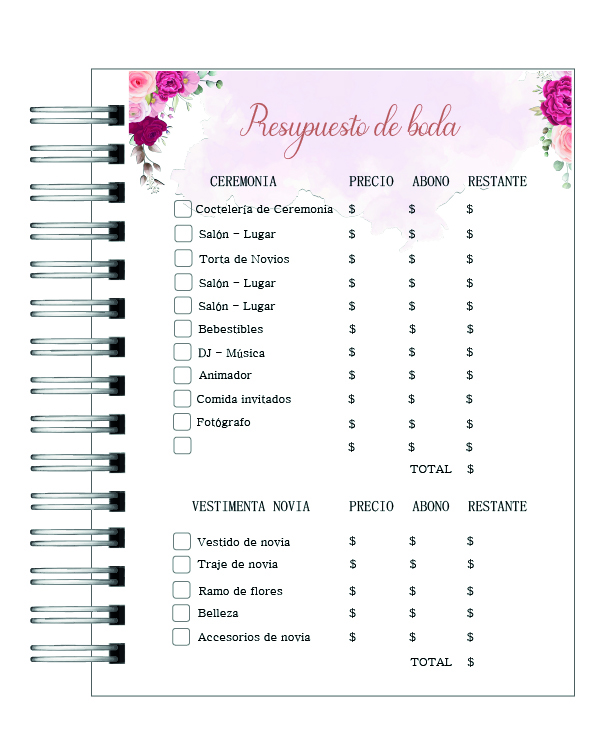 Planificador de Mi Boda 7