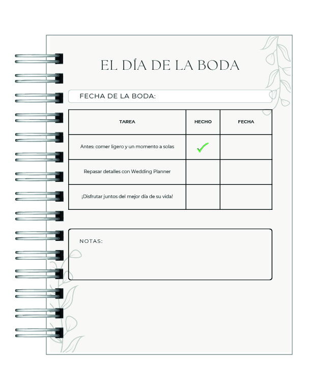 Planificador de Mi Boda 5