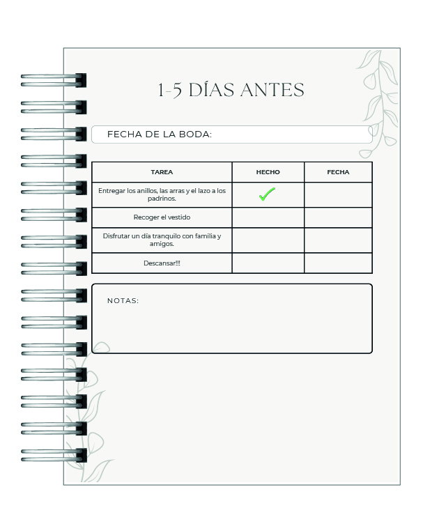 Planificador de Mi Boda 7