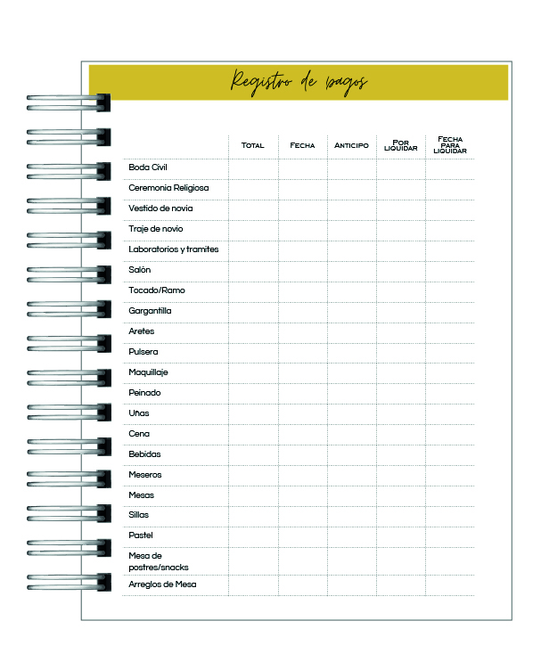 Planificador de Mi Boda 7