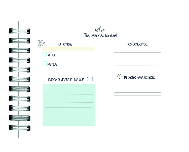 Libro de firmas Matrimonio 8