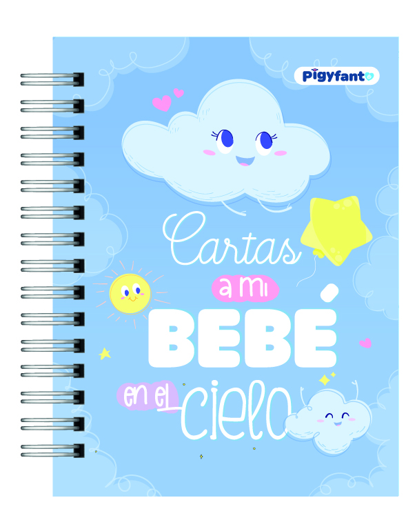 Libreta Cartas a mi bebé en el cielo 1