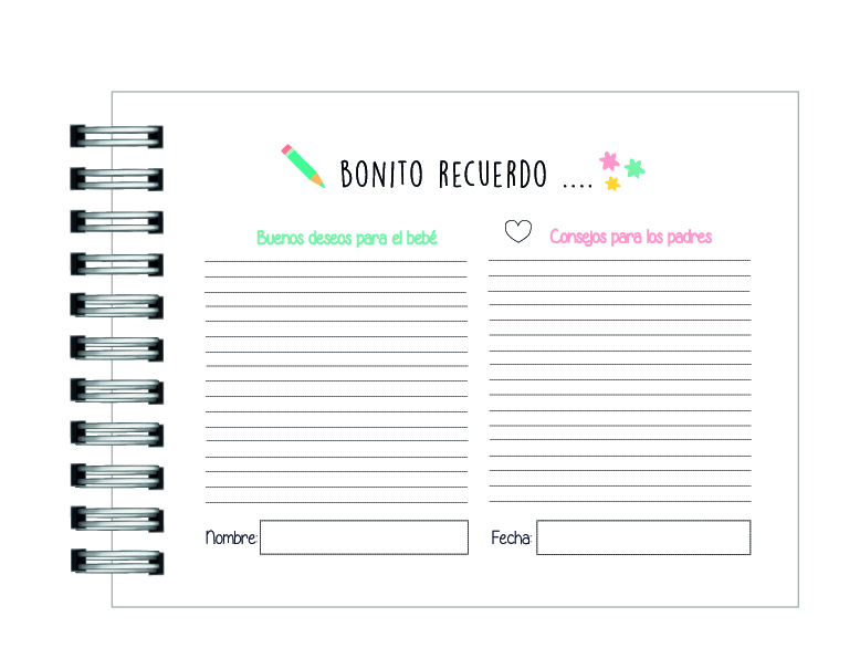 Libro de Recuerdos del Baby Shower 6