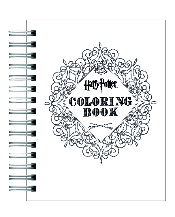 Libro para colorear Harry Potter y su mundo mágico 2
