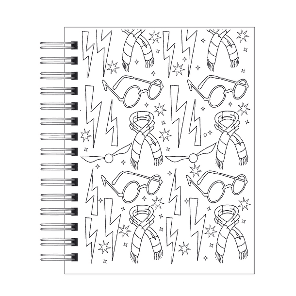 Libro para colorear Harry Potter y su mundo mágico 5