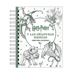 Libro para colorear Harry Potter Y Las Criaturas Mágicas