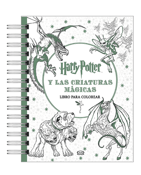 Libro para colorear Harry Potter Y Las Criaturas Mágicas