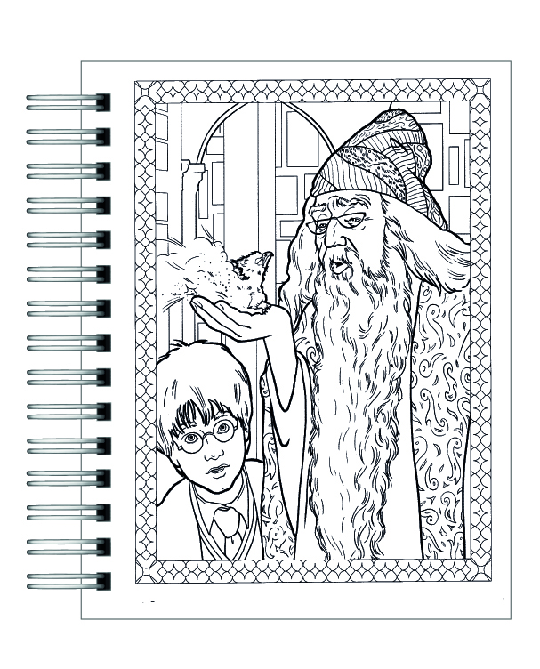 Libro para colorear Harry Potter Y Las Criaturas Mágicas 5