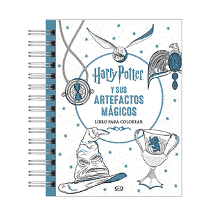 Libro para colorear Harry Potter y sus Artefactos Mágicos