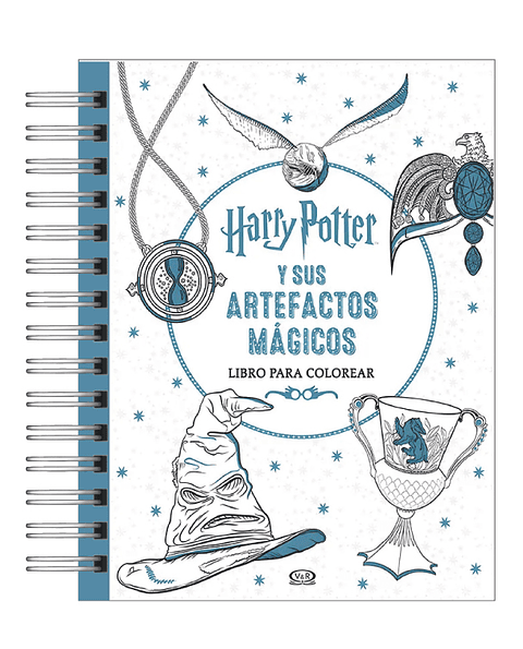 Libro para colorear Harry Potter y sus Artefactos Mágicos