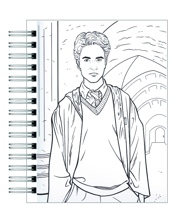 Libro para colorear Harry Potter El Orgullo De La Casa Hufflepuff 3