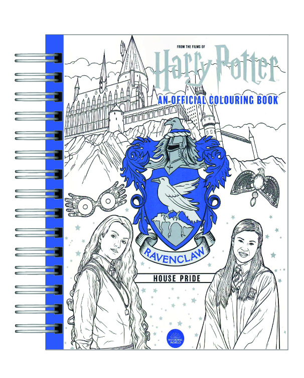 Libro para colorear Harry Potter Orgullo de la Casa Ravenclaw 1