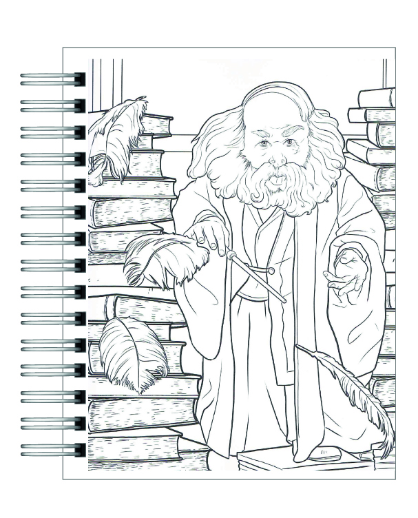 Libro para colorear Harry Potter Orgullo de la Casa Ravenclaw 3