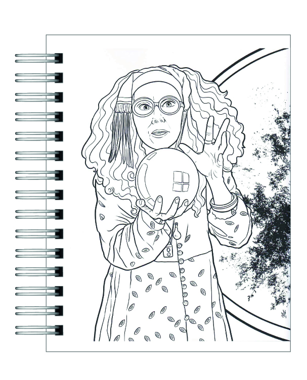 Libro para colorear Harry Potter Orgullo de la Casa Ravenclaw 5