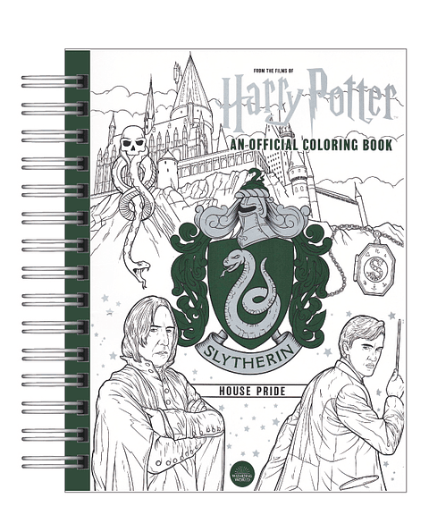 Libro para colorear Harry Potter El Orgullo De La Casa Slytherin