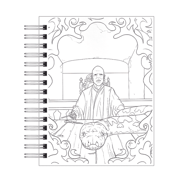 Libro para colorear Harry Potter El Orgullo De La Casa Slytherin 5